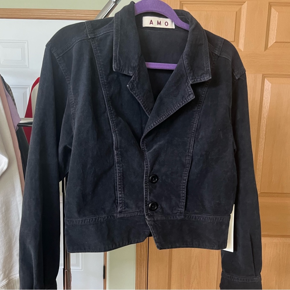 NWT AMO Michelle Jacket in Denim Wash Size Small